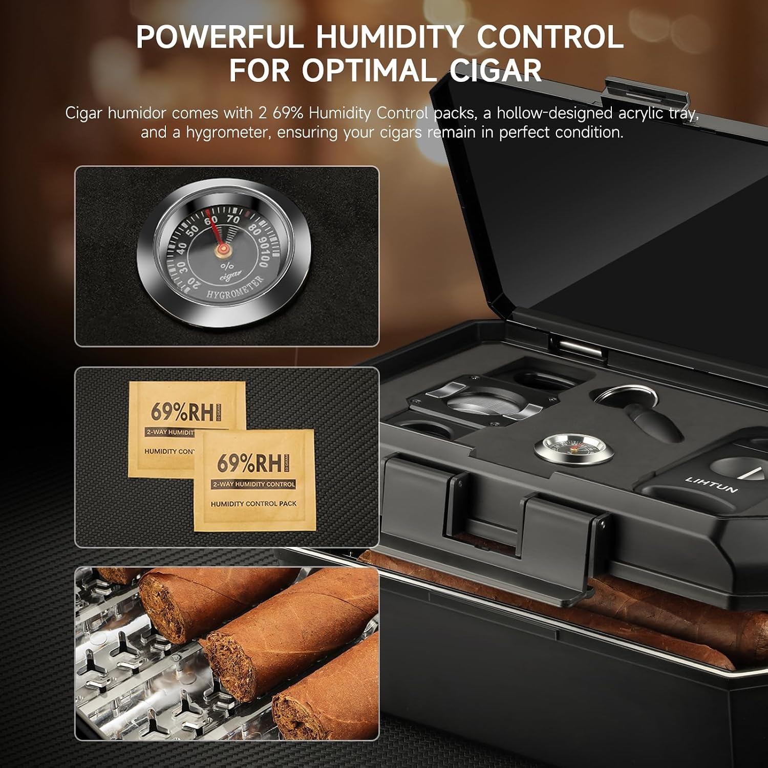 LIHTUN Travel Cigar Gift Set: image 4
