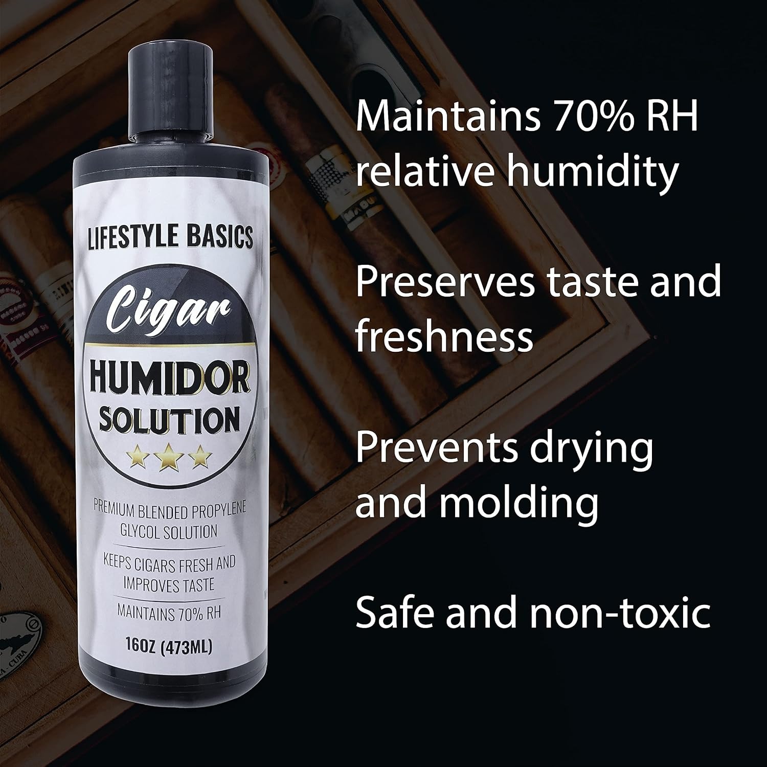 Lifestyle Basics Humidor Solution 16 oz Two-Pack: image 4