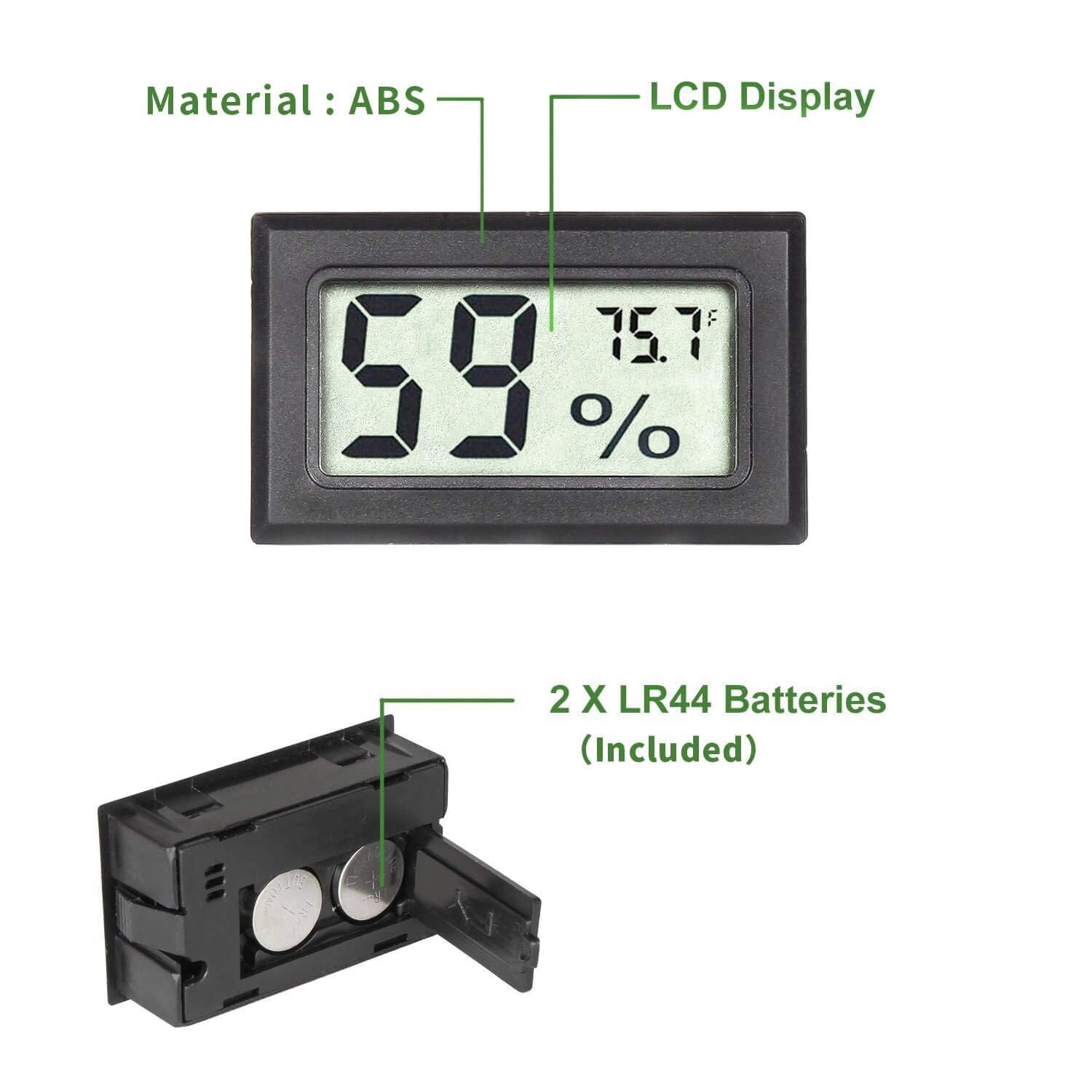 Goabroa Mini Digital Hygrometer