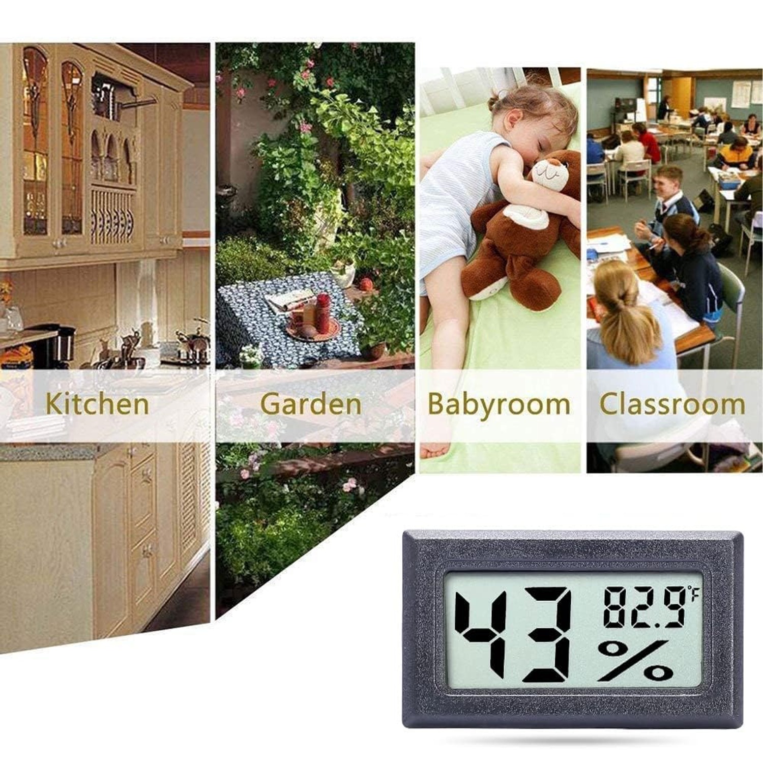 Goabroa Mini Digital Hygrometer
