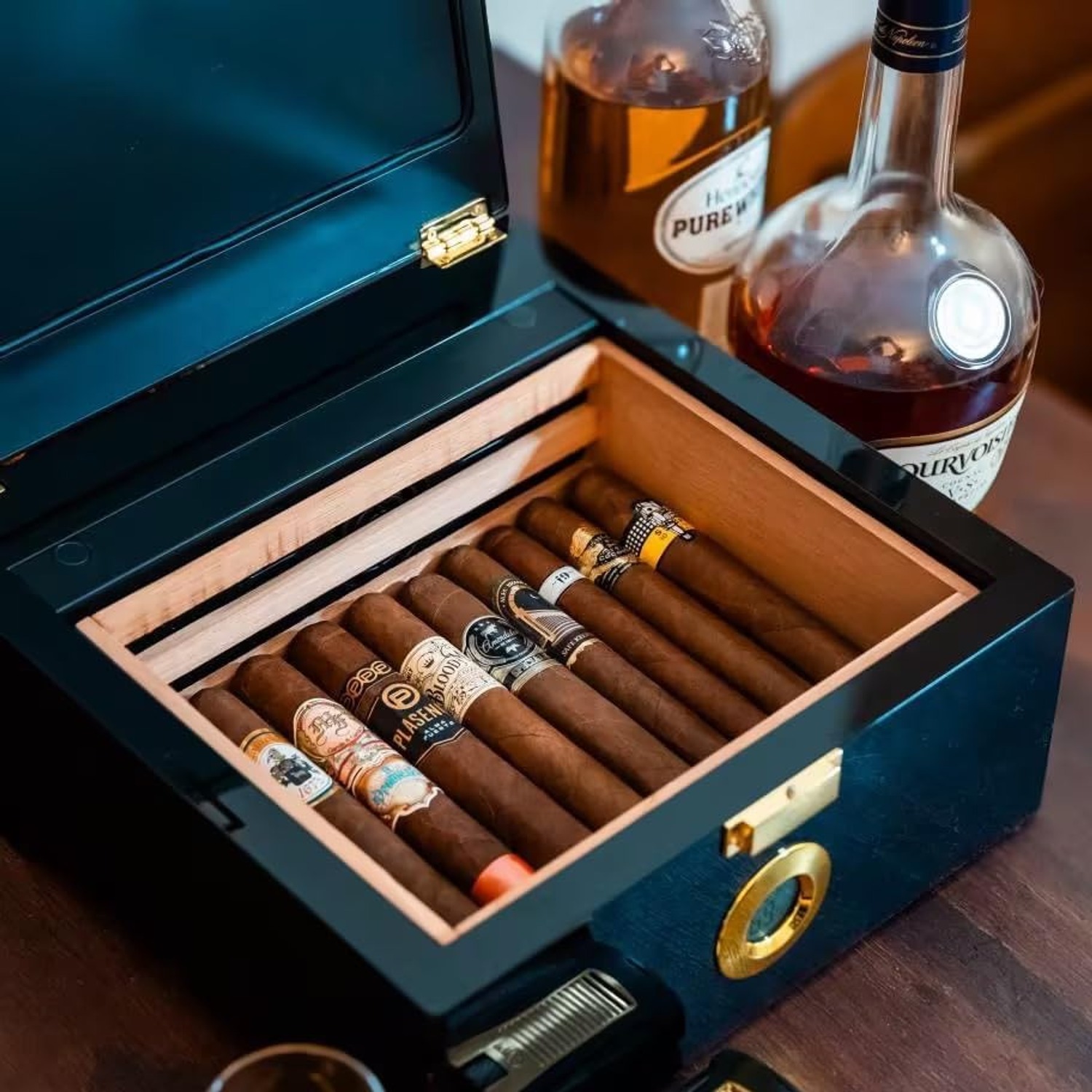 KingChii Electric Humidor 3L Temperature Controlled Cigar Cabinet: image 5