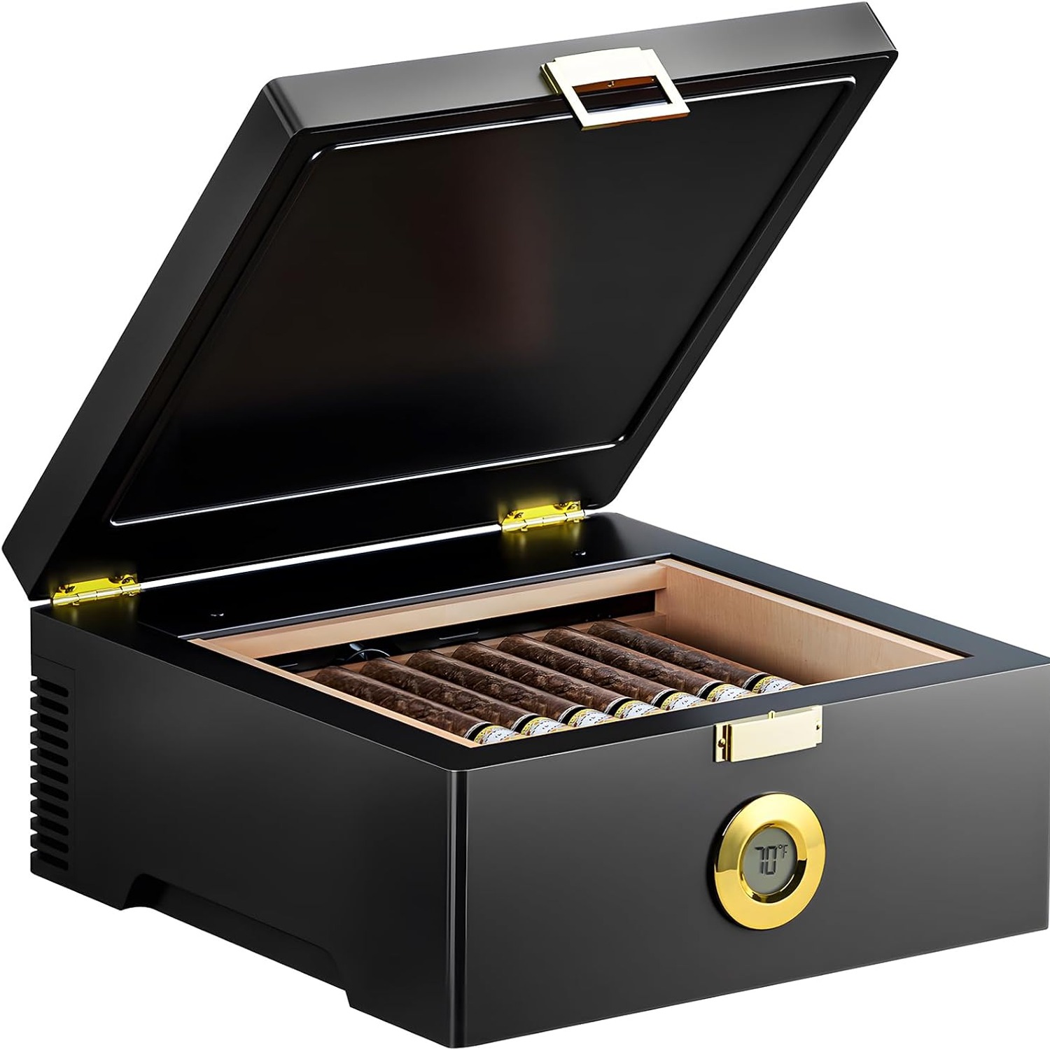 KingChii Electric Humidor 3L Temperature Controlled Cigar Cabinet