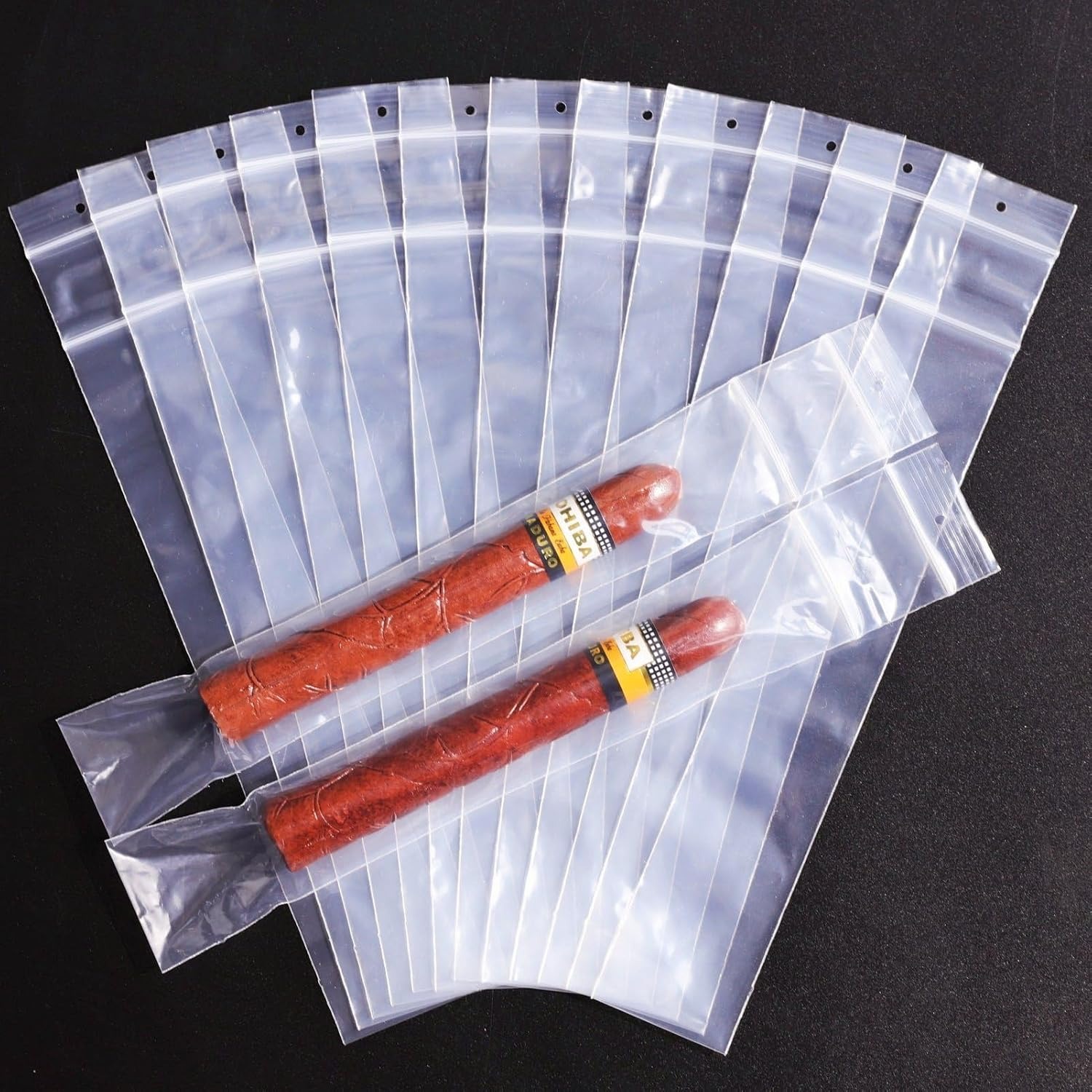 Eoho Resealable Cigar Bags, 50 Count