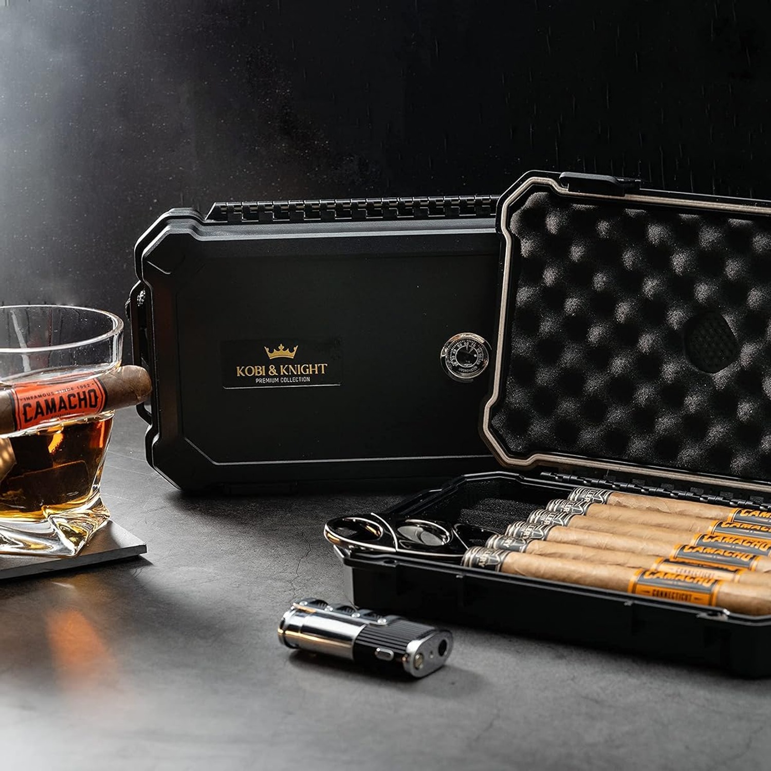 Kobi & Knight Travel Humidor Cigar Case: image 4